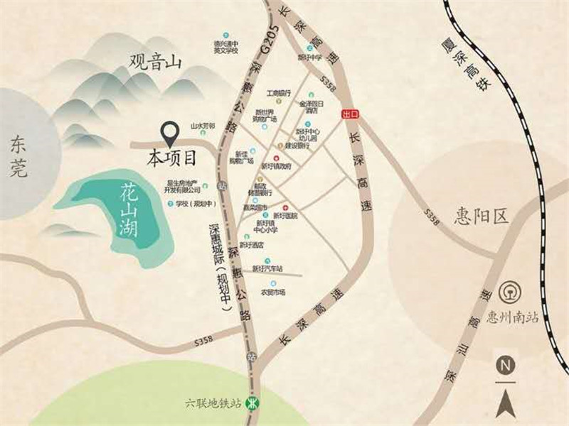 惠阳水岸花山 惠阳水岸花山